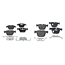 Front and Rear Brake Pad Set, Organic, Pro-Line Series
