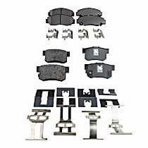 Front and Rear Brake Pad Sets, Ceramic, Pro-Line Series