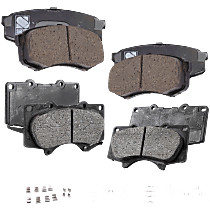 Front and Rear Ceramic Brake Pad Set, Pro-Line Series