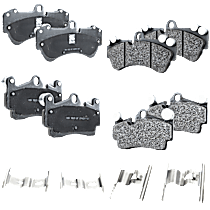Front and Rear Organic Brake Pad Set, Pro-Line Series