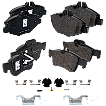 Front and Rear Organic Brake Pad Set, Pro-Line Series
