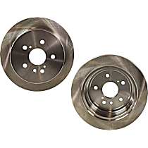 Rear Brake Disc, Plain Surface, Solid, 5 Lugs, 291.08 mm, With  Disc Brake, 3.3L 6Cyl, Pro-Line Series