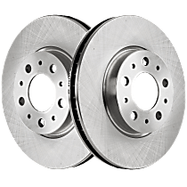 Front Brake Disc, Plain Surface, Vented, 5 Lugs, Pro-Line Series