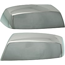 Driver and Passenger Side Mirror Cover, Chrome