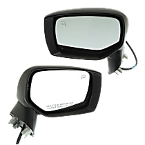 Driver and Passenger Side Mirrors, Power, Manual Folding, Heated, Paintable, No Signal Light, No Memory, No Puddle Light, No Auto-Dimming, No Blind Spot Feature