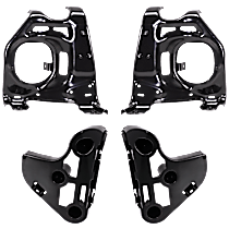 Front, Driver and Passenger Side Bumper Bracket, For Models with Steel Bumper