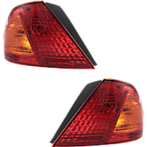 Driver and Passenger Side Halogen Tail Light, With bulb(s), OE Replacement