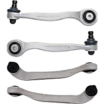 Front, Driver and Passenger Side, Upper, Frontward and Rearward Control Arms