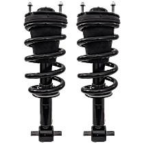 Front, Driver and Passenger Side Fully Loaded Strut, without 22 (in) Wheels