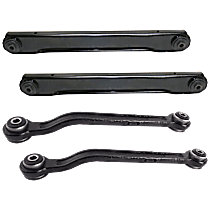 Rear, Driver and Passenger Side, Lower and Upper Control Arm, 4WD