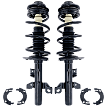Front, Driver and Passenger Side Fully Loaded Strut, FWD
