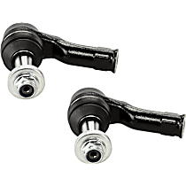 Front, Driver and Passenger Side, Outer Tie Rod Ends