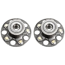 Rear, Driver and Passenger Side Wheel Hub, With Bearing, Timken OE Replacement