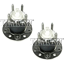 SET-TM512238 Rear, Driver and Passenger Side Wheel Hub, With Bearing, FWD, Timken OE Replacement
