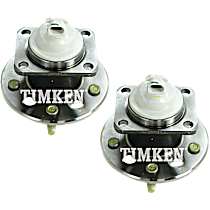 SET-TMHA590092 Rear, Driver and Passenger Side Wheel Hub, With Bearing,, Timken OE Replacement