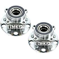 Rear, Driver and Passenger Side Wheel Hub, Base, RWD, With Bearing, Timken OE Replacement