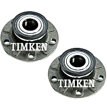 Rear, Driver and Passenger Side Wheel Hub, With Bearing, Timken OE Replacement