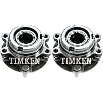 SET-TMHA590252 Front, Driver and Passenger Side Wheel Hub Bearing included - Set of 2