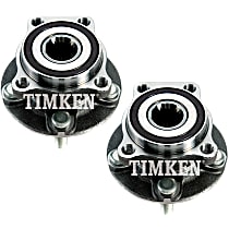 SET-TMHA590315 Front, Driver and Passenger Side Wheel Hub Bearing included - Set of 2