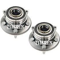 SET-TMHA590419 Front, Driver and Passenger Side Wheel Hub Bearing included - Set of 2