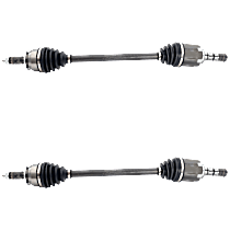 Front, Driver and Passenger Side Axle Assembly, Standard Duty Replacement, New, 2.5L 4Cyl