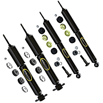 Front and Rear, Driver and Passenger Side Shock, RWD, With Rear Air Spring, Without Touring Suspension, Without Police Package, OESpectrum passenger car Series