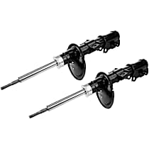Front, Driver and Passenger Side Bare Strut, AWD, Without Electronic Suspension, Must Re-Use OEM Lower Strut Mount Retainer or Use Monroe Strut Mount Lower Retainer PN[908941], OESpectrum Strut Series
