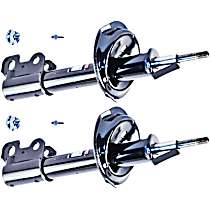 SET-TS71924 Front, Driver and Passenger Side Bare Strut, FWD, OESpectrum Strut Series