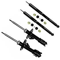 SET-TS72289 Front and Rear, Driver and Passenger Side, FWD, OESpectrum Strut Series