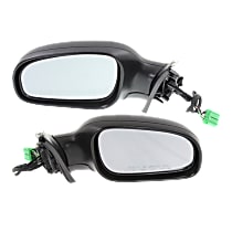 Driver and Passenger Side Non-Towing Mirrors, Power, Manual Folding, Heated, Paintable, Without Signal Light, Without memory, With Puddle Light, Without Auto-Dimming, Without Blind Spot Feature