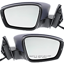 Driver and Passenger Side Mirrors, Power, Manual Folding, Heated, Paintable, In-housing Signal Light, Without memory, Without Puddle Light, Without Auto-Dimming, Without Blind Spot Feature