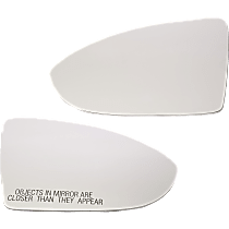 Driver and Passenger Side Mirror Glass, Heated, No Blind Spot Feature No Turn Signal Light