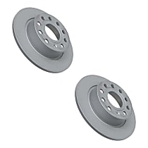 SET-ZXC5Q0615601F-2 Rear Brake Disc, Plain Surface