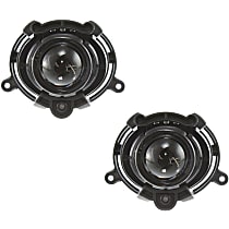 Front, Driver and Passenger Side Fog Lights, With bulb(s), Halogen, CAPA CERTIFIED