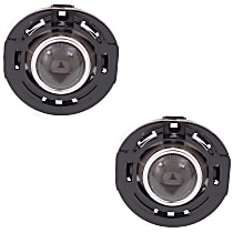 Front, Driver and Passenger Side Fog Lights, With bulb(s), CAPA CERTIFIED
