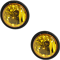 Front, Driver and Passenger Side Fog Lights, With bulb(s), Halogen