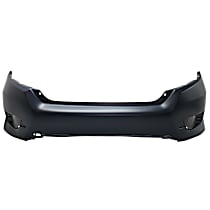 Rear Primed Bumper Cover, North America Built Vehicle, CAPA Certified