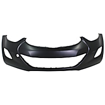 Front Primed Bumper Cover, USA Built Vehicle, CAPA Certified
