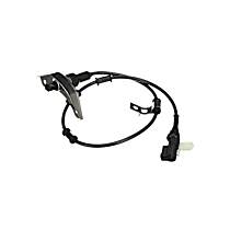 Front, Passenger Side ABS Speed Sensor, Straight Type, Standard OE Replacement