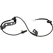 Rear, Driver Side ABS Speed Sensor, Without Active Brake Control, Standard OE Replacement