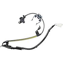 Front, Passenger Side ABS Speed Sensor, FWD, Built In U.S., Standard OE Replacement