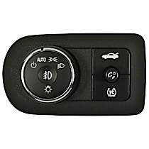 Headlight Switch, With Traction Control, With Bezel, With Fog Lights - 