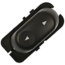 Front or Rear, Passenger Side Window Switch, Black