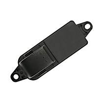 Front, Passenger Side Window Switch, Black