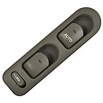 DWS-1501 Front, Driver Side Standard Series Window Switch Gray 3 Buttons