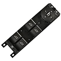 Front, Driver Side Window Switch, Black