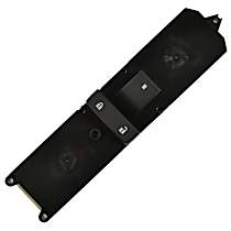 Front, Passenger Side Window Switch, Black