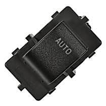 Front or Rear, Driver or Passenger Side Window Switch, Black