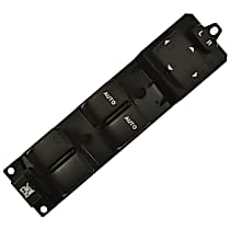 Front, Driver Side Window Switch, Black