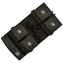 Front, Driver Side Window Switch, Brown